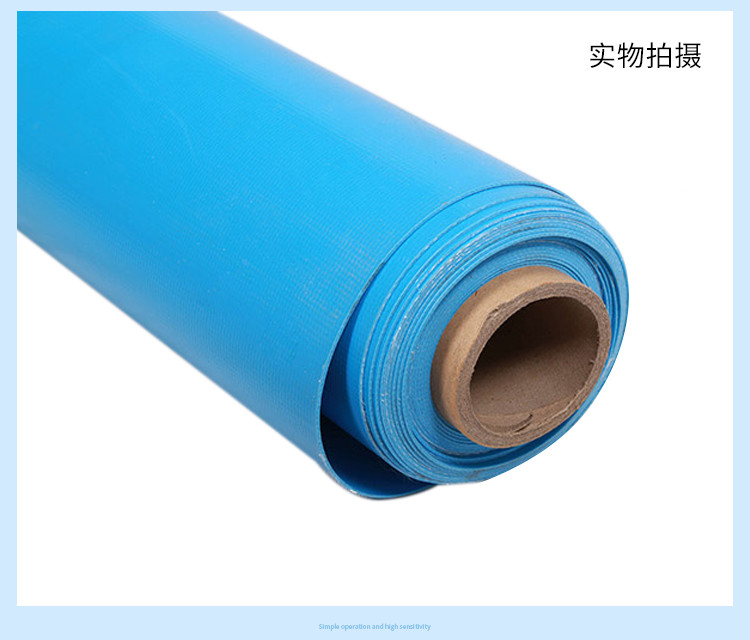 0.6mm, 1.0mm 1.2mm 1.5mm fibreglass polyester reinforced blue color pvc