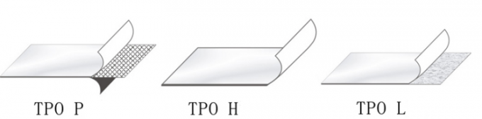 middle reinforced TPO roofing membrane 0