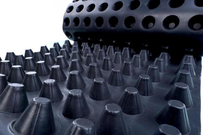 Foundation/Basement Construction High Density Polyethylene Dimpled Drain Board Sheet with 0.8mm-2.0mm Thickness 4