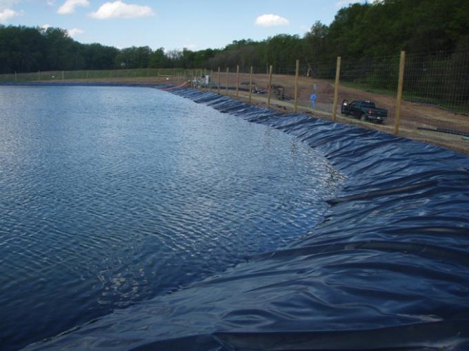 LDPE HDPE Geo Membrane Waterproof Membrane for Pool Pond Landfill 8m Wide Thickness 0.4-2.0mm Surface Double Textured 7