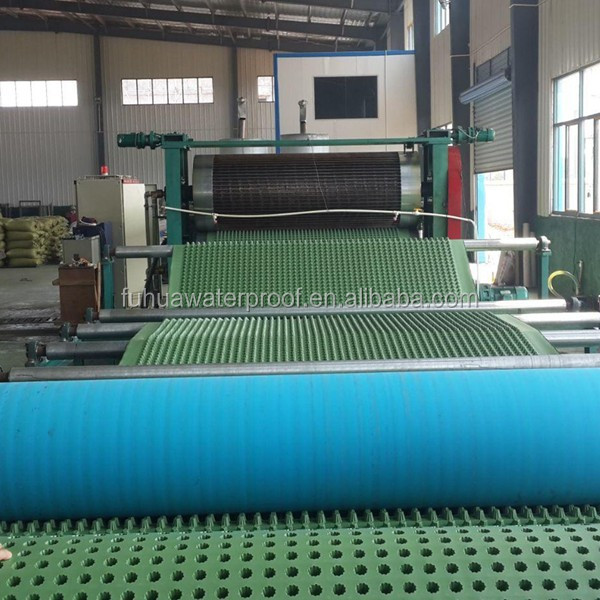 Foundation/Basement Construction High Density Polyethylene Dimpled Drain Board Sheet with 0.8mm-2.0mm Thickness 15