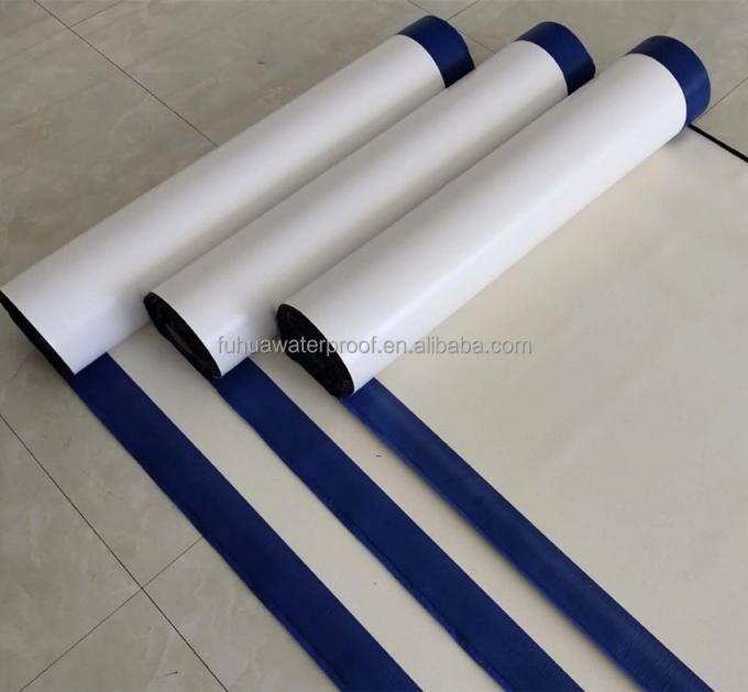 Construction Waterproofing Project Self Adhesive HDPE Waterproofing Membrane with Granules Glue 12