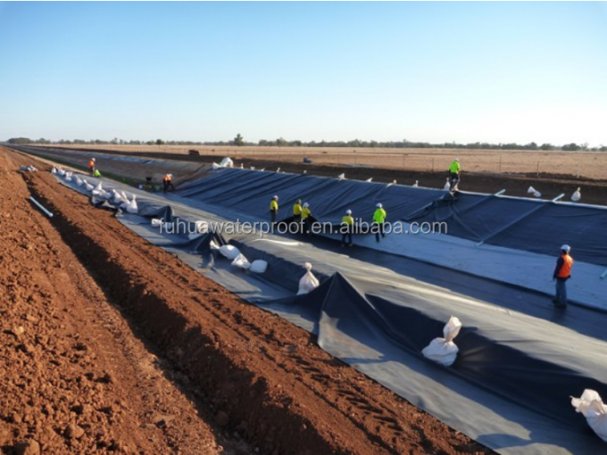 Oil Storage Tank Foundation Solution Hdpe Pond Liner with ISO9001/14001 Certification and 50 Years Life Time 1