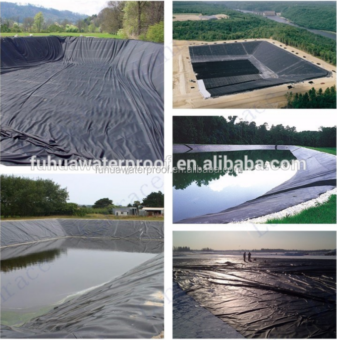 Oil Storage Tank Foundation Solution Hdpe Pond Liner with ISO9001/14001 Certification and 50 Years Life Time 2