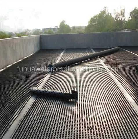 Waterproof Membrane HDPE Black and White Drainage Cell Mat Board for Garden Drainage Length 10-15m by roll 9