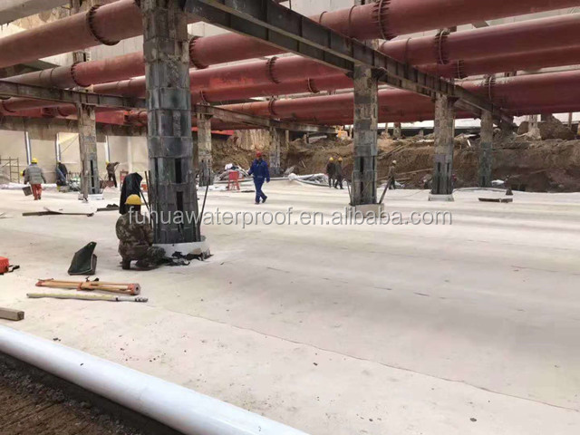 GB Standards High Polymer Pre Applied HDPE Self Adhesive Waterproof Membrane Underground Waterproofing 9