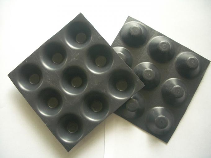 0.6mm Thickness 20mm Dimple Height HDPE Drainage Plastic Waterproof Sheet for Earthwork and Other Products 6