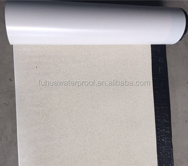 Construction Waterproofing Project Self Adhesive HDPE Waterproofing Membrane with Granules Glue 3