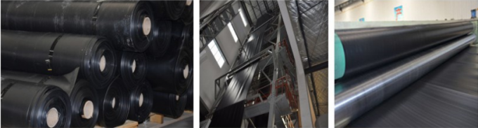 Environmentally-Friendly Black HDPE Geomembrane for Lake Liners Thickness 0.3mm-3.0mm 0