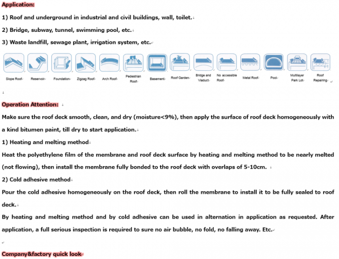 5mm Thickness Modified Asphalt Tar SBS APP Waterproof Membrane for Road and Bridge Construction 8