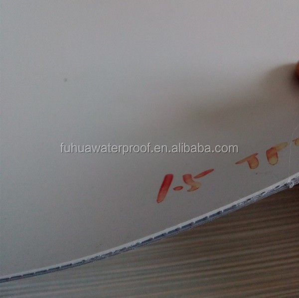 1.5mm Thickness Pvc Waterproofing Plastic Membrane With CE Certificate For Pvc Plastic Waterproofing Projects 5