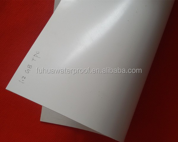 Smooth Chinese Design Style 1.2mm 1.5mm 2.0mm Homogeneous TPO Waterproof Membrane for Roofing 5