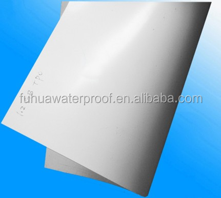 1m-2.1m Width Customized Embossed TPO Waterproofing Membrane for Synthetic Roof Underlayment Durable and Long-Lasting 0