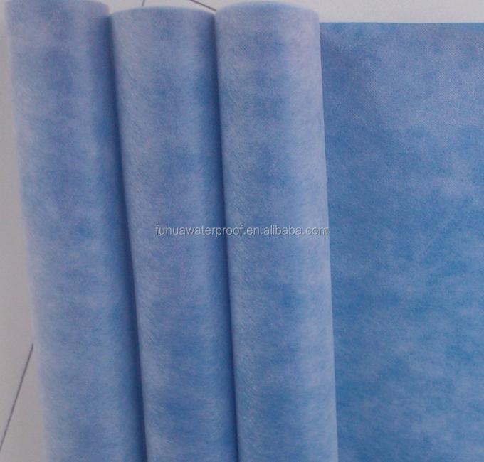 ISO9001/14001 Certified PE Waterproof Membrane Laminated With PP Fabric Nonwoven for Shower Room 2
