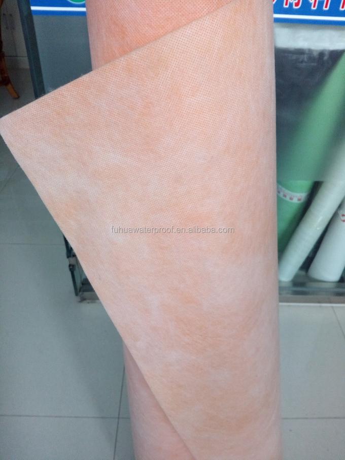 ISO9001/14001 Certified PE Waterproof Membrane Laminated With PP Fabric Nonwoven for Shower Room 3
