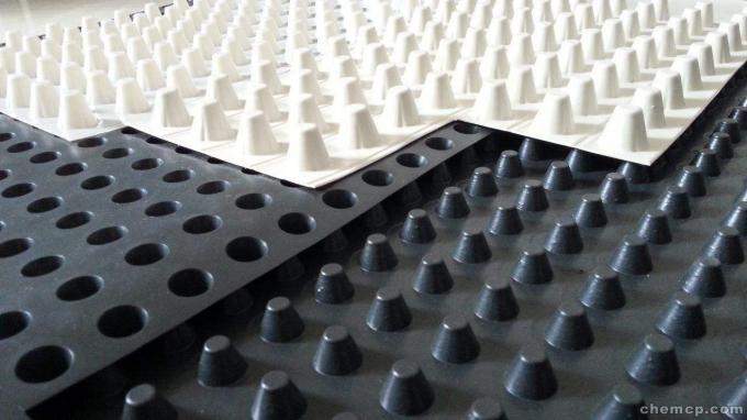 12MM Dimple HDPE Plastic Drainage Board 15m Length Life Time of More Than 50 Years for Roof Garden Parking Water Storage 3