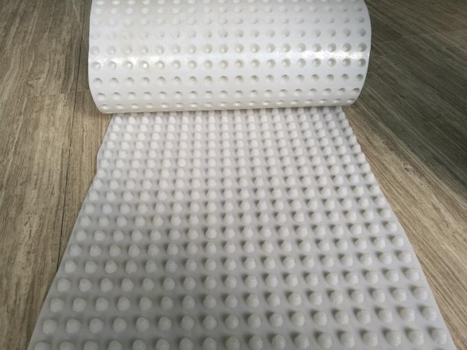 12MM Dimple HDPE Plastic Drainage Board 15m Length Life Time of More Than 50 Years for Roof Garden Parking Water Storage 9