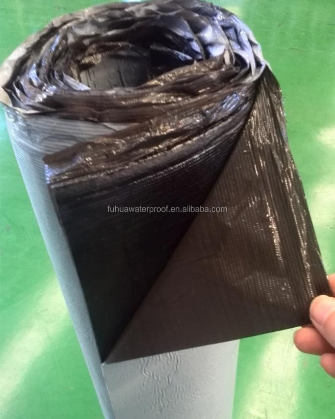 Silicon Film Surface Material Self Adhesive Asphalt SBS Modified Bitumen Waterproofing for Traditional Design Concrete Roof 5
