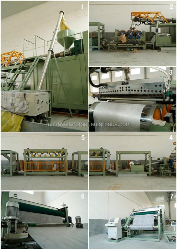 Chinese Design Polyethylene Polypropylene Waterproof Sheet Membrane Roll with 0.4mm-1.5mm Thickness 4