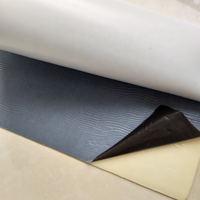 1.0-2.5mm TPO Self Adhesive Waterproofing Membrane for Corrugated Roofs Floor in Office Buildings Width 1.0-3.0m 2