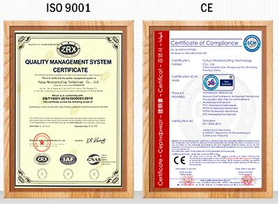 1.0-2.5mm TPO Self Adhesive Waterproofing Membrane for Corrugated Roofs Floor in Office Buildings Width 1.0-3.0m 15