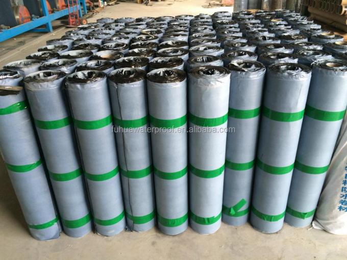 1m Width Self Adhesive SBS Asphalt Waterproof Roll Sheet Membrane with Polyester Mesh Reinforcement 8
