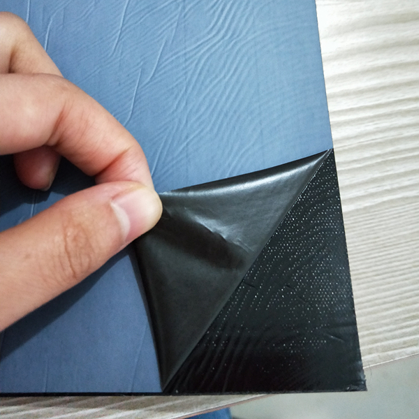 Chinese Design Style Double 2-sided Self Adhesive SBS Bitumen Waterproofing Membrane with PET/PE Film Surface Protection 3