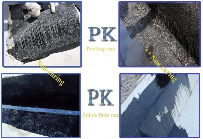 Non Curing Rubber Asphalt Waterproof Coating for Buildings Spray Brush Application Dosage 3 2.0mm Thickness 2.6kg/sqm 5