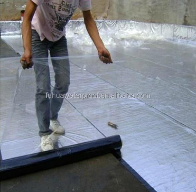 SBS Self Adhesive Aluminum Roofing Sheet Waterproof Bitumen Membrane 1.0mm-5.0mm Thickness Waterproof Durable 6
