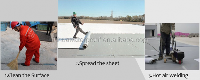 Customized Dark Blue 60 Mil 1.5mm Pvc Pool Liners for Swimming Pool 15