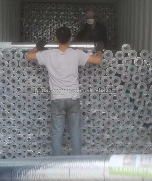 1.5m Width Aluminium Reflective Breathable Membrane Vapor Barrier for House Wrapping and Waterproofing 6