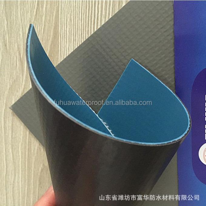 PVC Roofing Rolls 1.5mm Waterproof Membrane for Tunnel and Garbage Disposal Facilities 1
