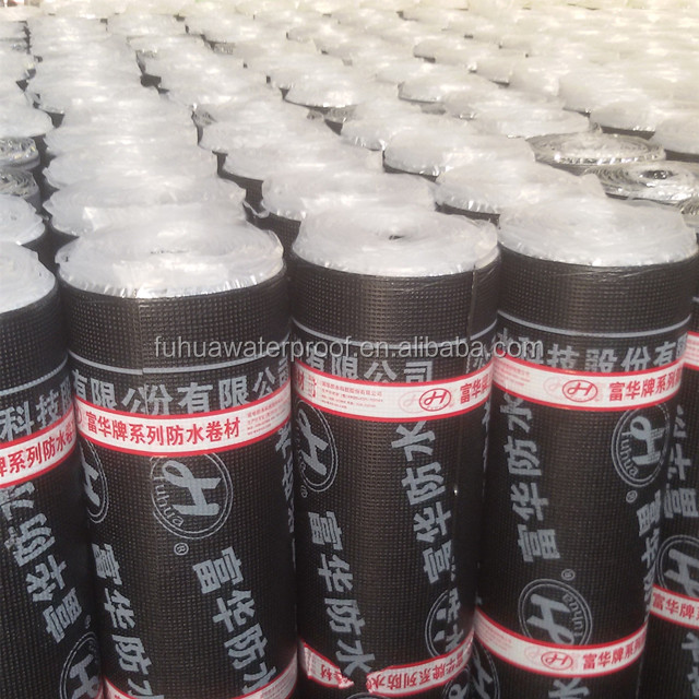 7.5m 10m 15m 20m Length SBS Modified Bitumen Waterproofing Membrane Waterproof Sheeting with Alu. Foil Surface Material 0