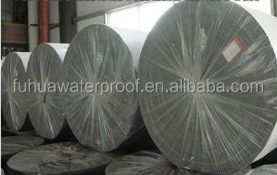 Black 180gsm 200gsm Polyester Nonwoven Felt Base Mat for Bitumen Waterproofing Membrane 4