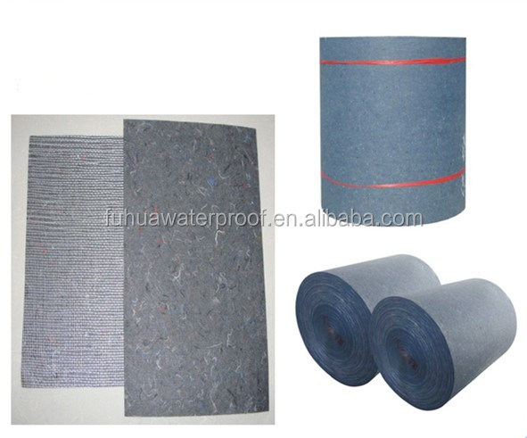 Black 180gsm 200gsm Polyester Nonwoven Felt Base Mat for Bitumen Waterproofing Membrane 5