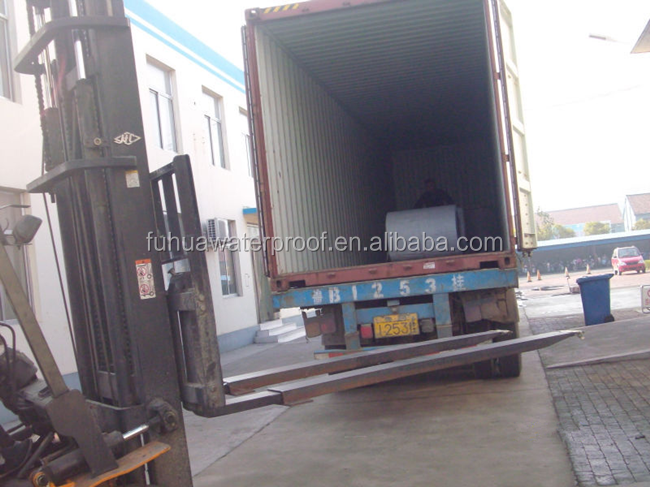 180gsm-200gsm Polyester Nonwoven Felt/Fabric for Bitumen Waterproofing Membrane in White and Green Length 800m-1500m 5