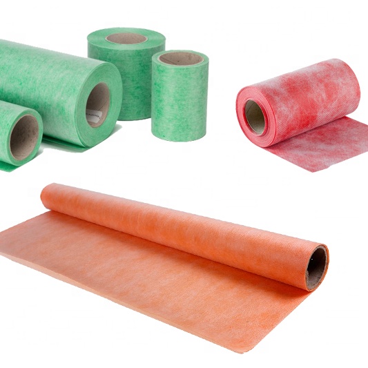 Small Rolls Option PP PE PP Polypropylene Fiber Composite Waterproof Membrane for Washroom 5m Length 0