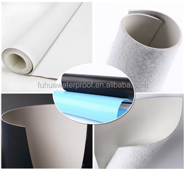 1.2mm/1.5mm/1.8mm/2.0mm Thickness PVC Waterproof Membrane for Swimming Pool Smooth and Long-Lasting 2