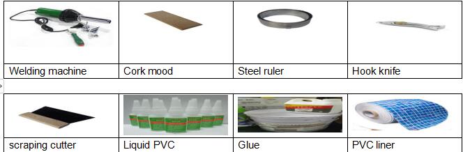 Manufacturer Supply Swimming Pool Liner Accessories Custom Mosaic Vinyl PVC Pool Liners with Anti-UV 14