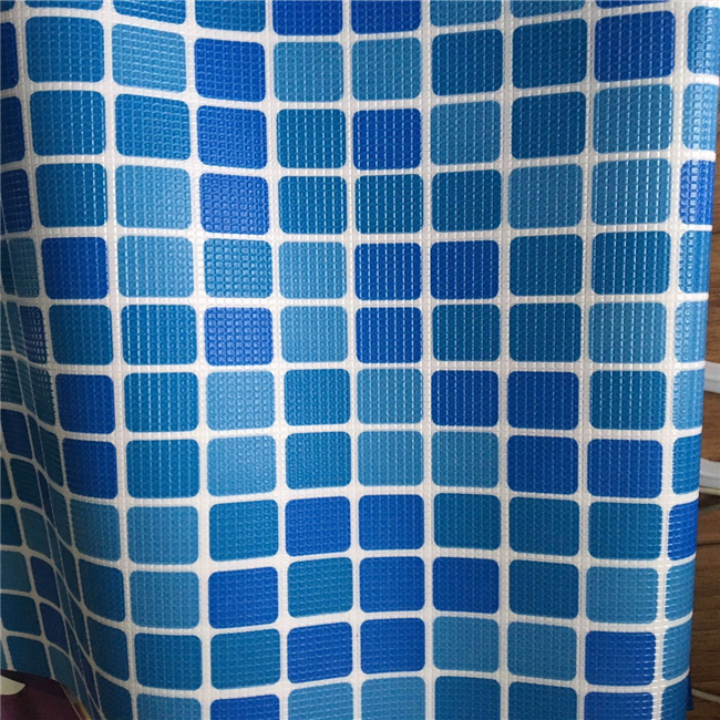 Insulation Style Reinforced Mosaic PVC Swimming Pool Liner Waterproof Membrane 1.65m Width for Durabilit 4