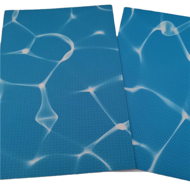 20m Customized 60mil Fabric Reinforced Anti-UV Polyvinyl Chloride Pvc Swimming Pool Liner Roll and Environmental-friendly 0