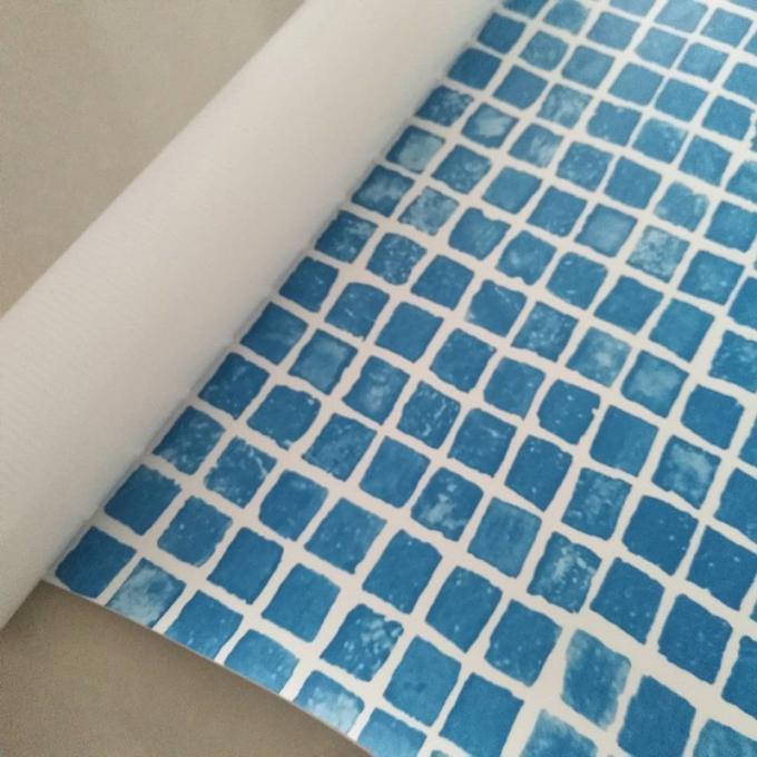 1.5mm 1.2mm Green PVC Waterproof Membrane for Swimming Pool ISO9001/14001 Certified 1.83m Width 5