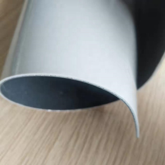 Customized Double Color Reinforced VPVC Waterproofing Membrane for Roofs Underlayment Roofing Product in White Grey Grey 1
