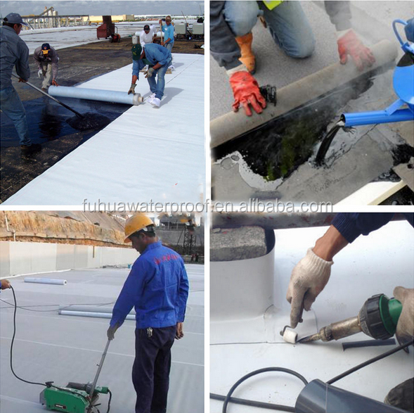 CE Certified PVC Waterproof Membrane Sheet for Roof and Tunnel Project 10