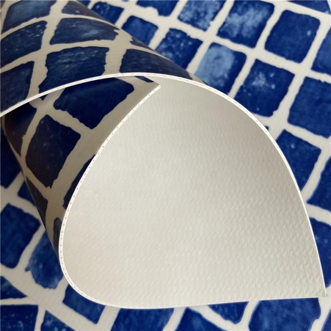 1.5mm Thick Mosaic PVC Pool Liner with Chinese Design Style and UV Resistance Customized Length 20m 25m or Customized 2