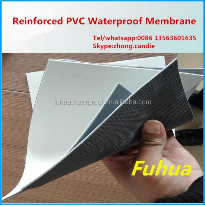 1.0mm/1.2mm/1.5mm/1.8mm/2.0mm Thickness PVC Membrane for Waterproofing Foundation Projects 0
