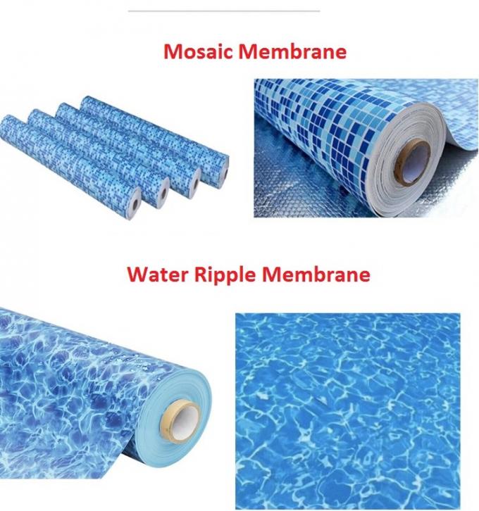 Swimming Pool Vinyl Liner with Reinforeced 0.6mm 2.0mm Thickness and ISO9001/14001 Certificate 1