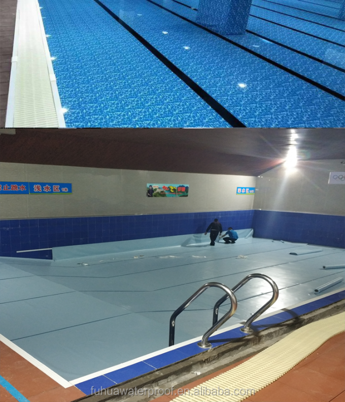 Swimming Pool Vinyl Liner with Reinforeced 0.6mm 2.0mm Thickness and ISO9001/14001 Certificate 8