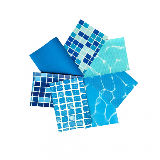 Factory Supply Waterproof Mosaic PVC Plastic Vinyl Swimming Pool Liner for Outdoor Swimmingpool Film Schwimmbad 2