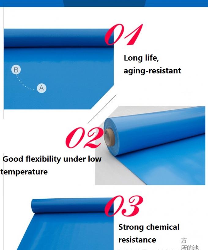 Factory Supply Waterproof Mosaic PVC Plastic Vinyl Swimming Pool Liner for Outdoor Swimmingpool Film Schwimmbad 4